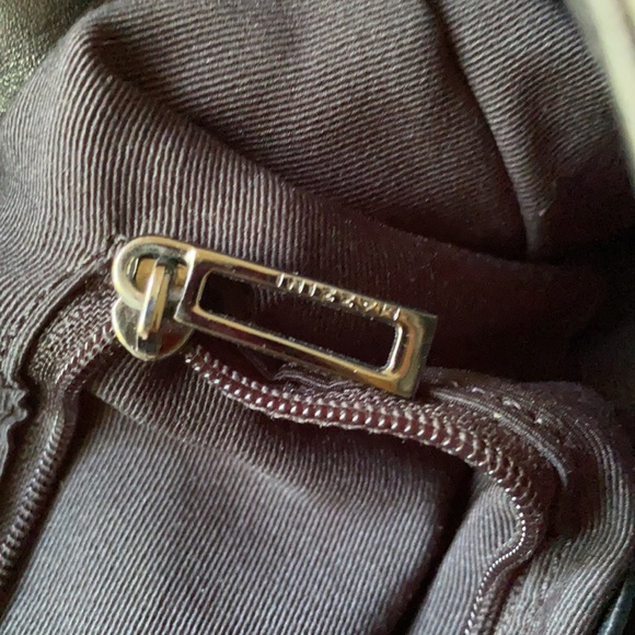 Mazzini Black Embroidered Leather Backpack - Picture 5 of 6